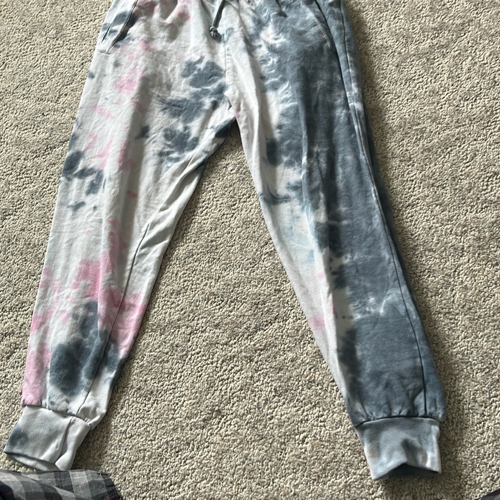 Tie dye sweat pants